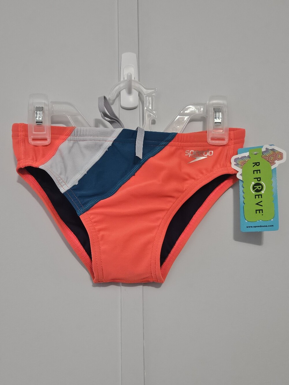 Speedo Eco Endurance Size 26 Boys Swim Trunks with Elastic Drawstring Waistband